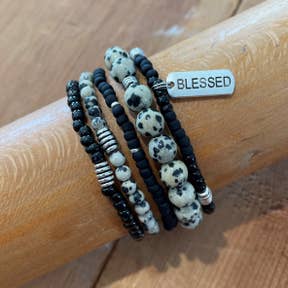 Blessed Dalmation Bracelet Set